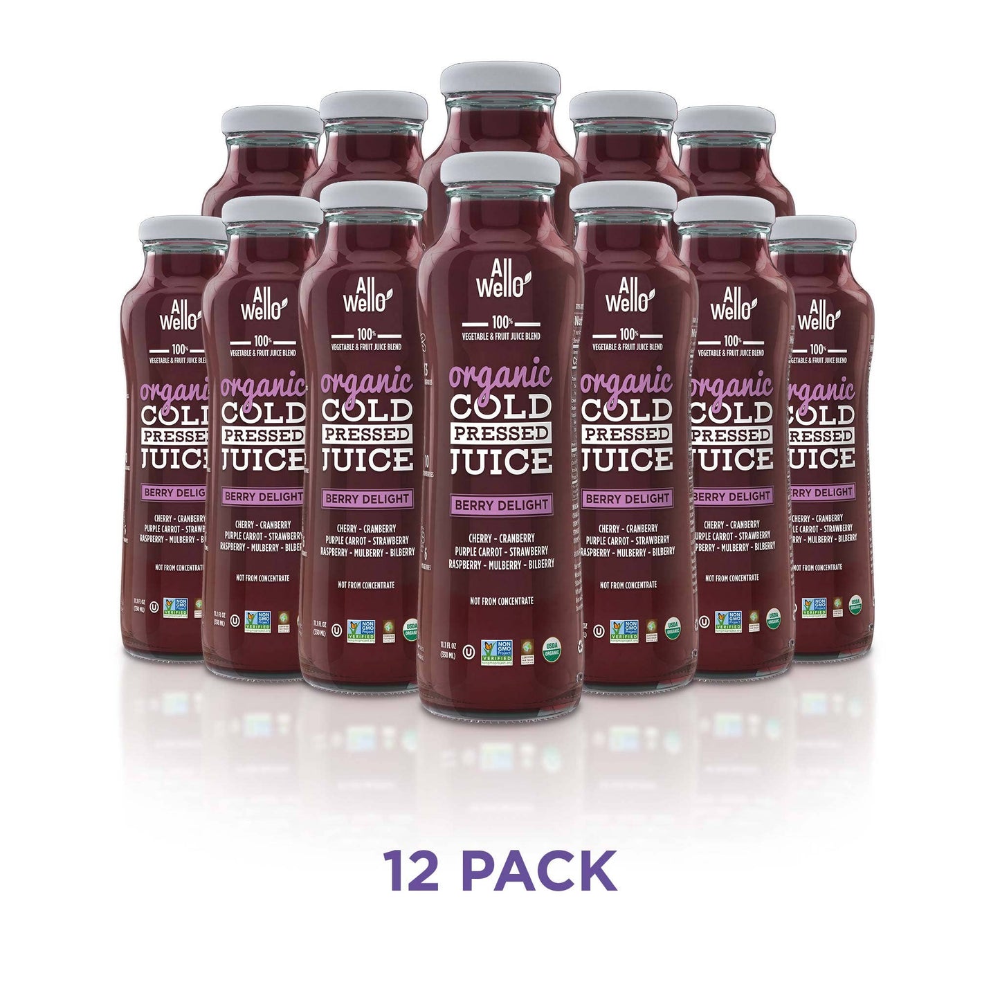 Organic Cold-Pressed Berry Delight Juice