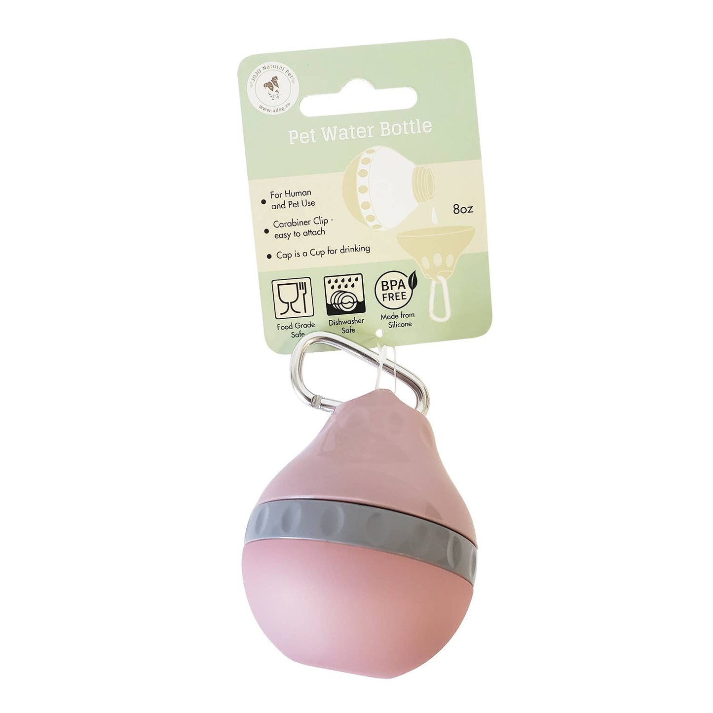 Portable Eco-Friendly Silicone Dog Hydration Bottle