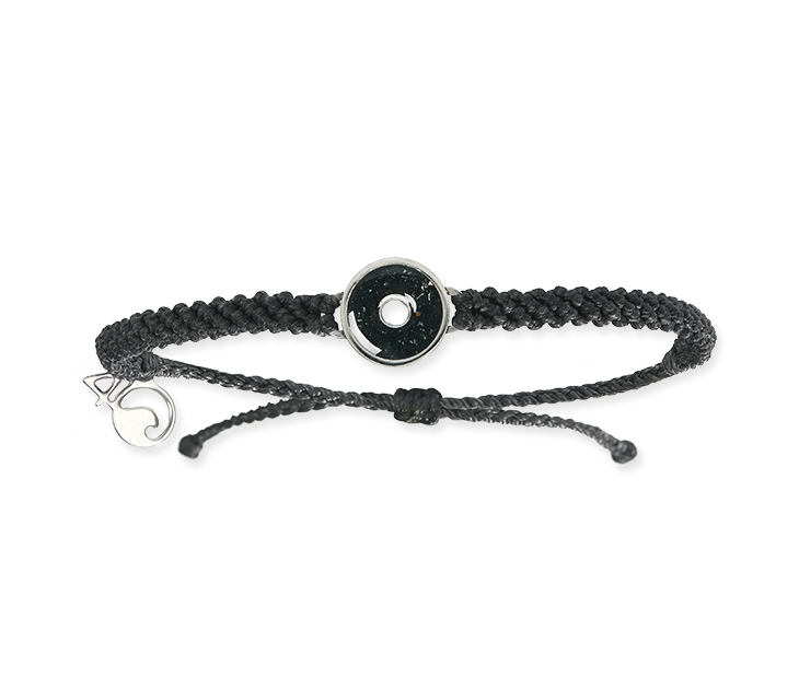 Eco-Friendly Black Macrame Bracelet by 4ocean - Osborne Reef Collection