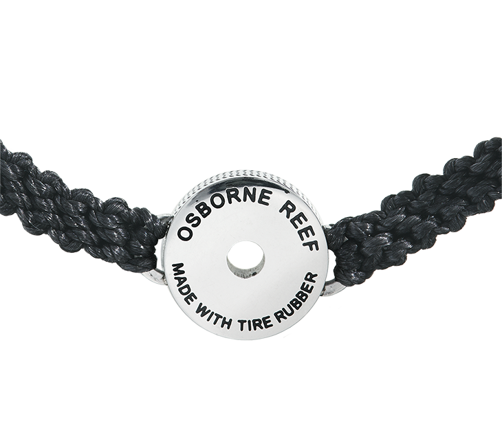 Eco-Friendly Black Macrame Bracelet by 4ocean - Osborne Reef Collection