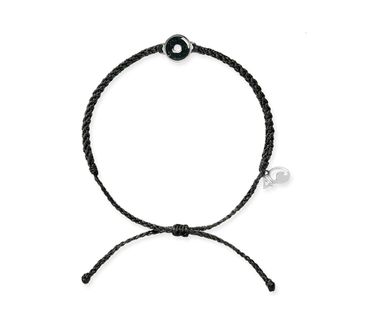 Eco-Friendly Black Macrame Bracelet by 4ocean - Osborne Reef Collection