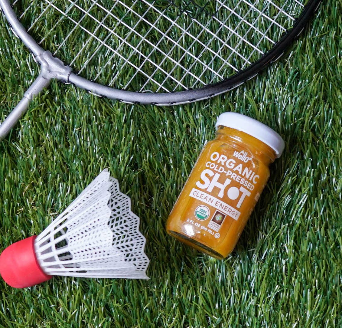 Organic Cold-Pressed Clean Energy Shot With Ginseng