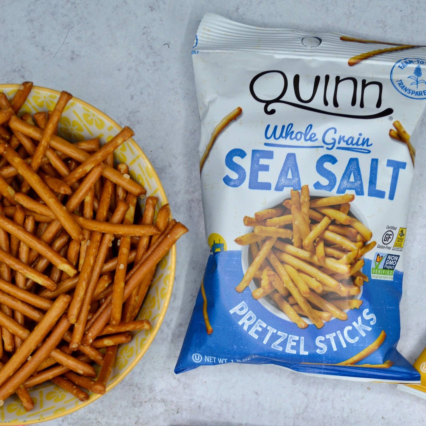Quinn Gluten-Free Whole Grain Sea Salt Pretzel Sticks 1.5oz
