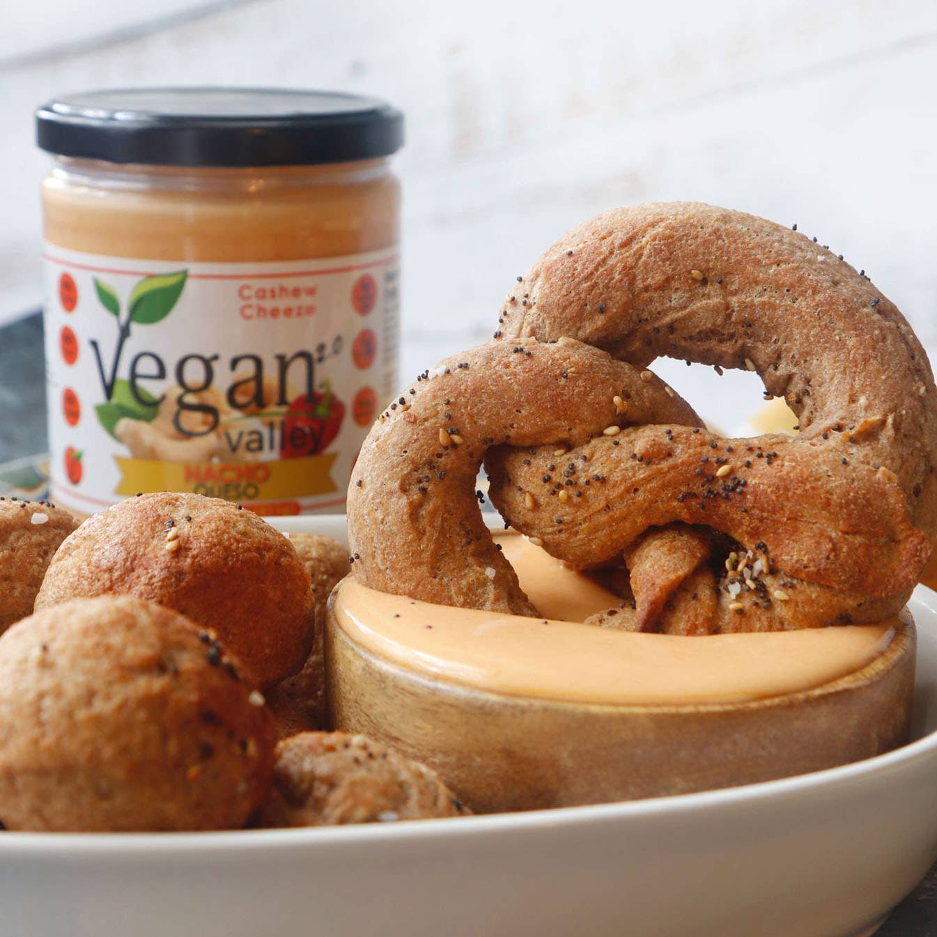 Vegan Valley Gourmet Plant-Based Cheese & Ranch Dips