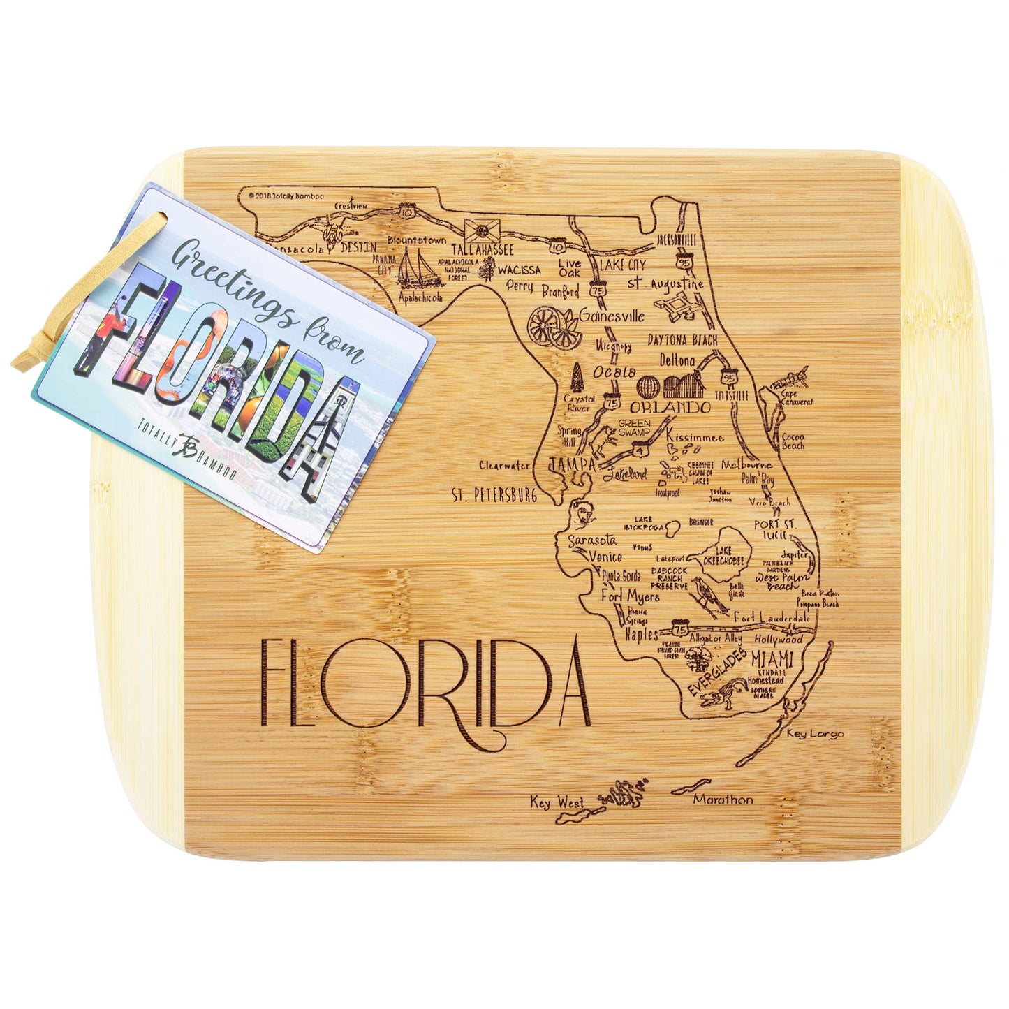 A Slice of Life Florida 11" Cutting & Serving Board