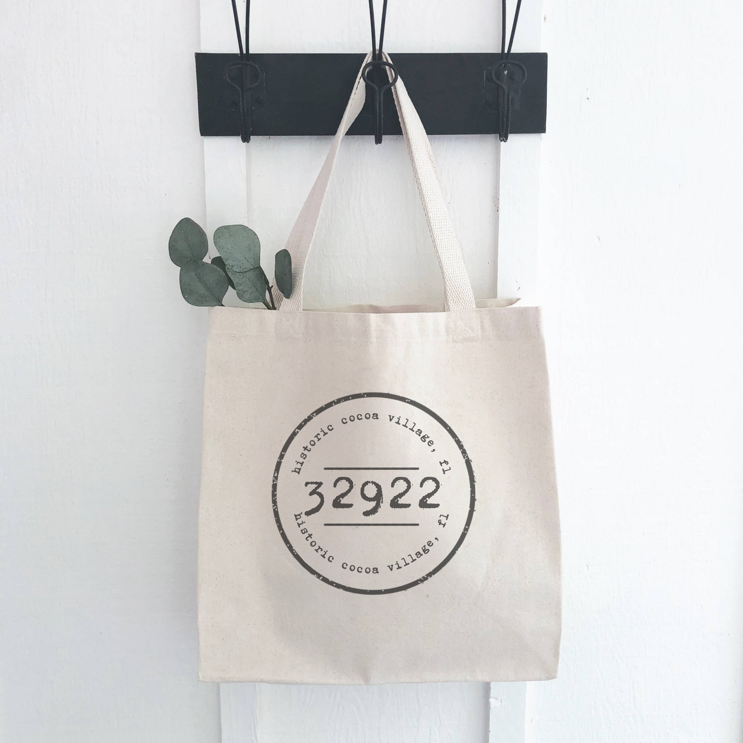 Cocoa Village Heritage Canvas Tote Bag - Postmark
