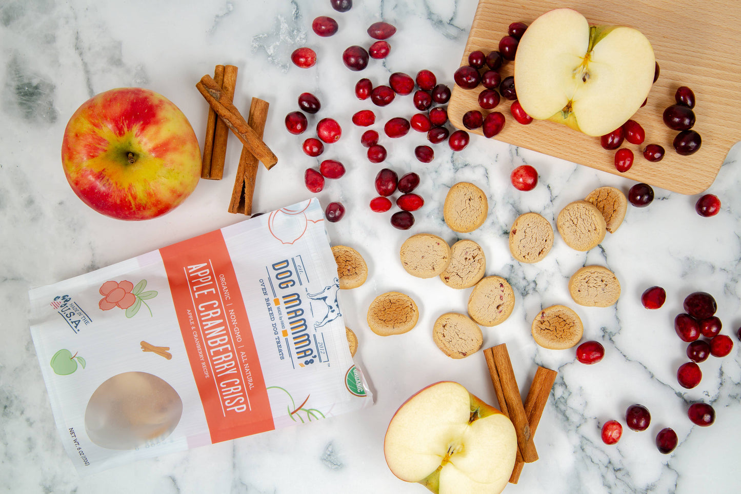 Gourmet Vegan Organic Dog Treats Assortment by Dog Mamma