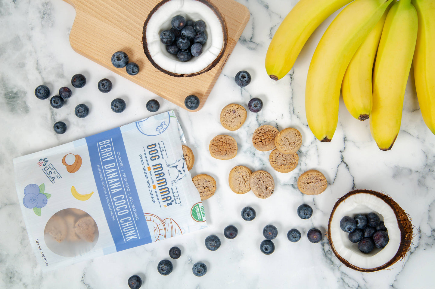Gourmet Vegan Organic Dog Treats Assortment by Dog Mamma
