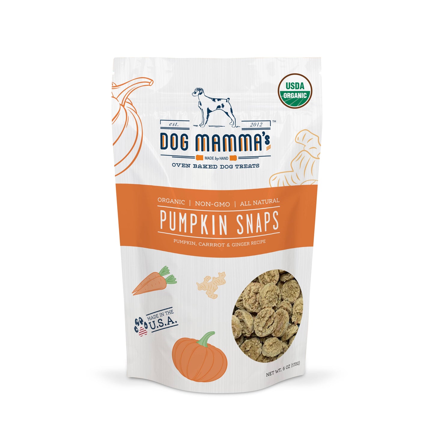 Gourmet Vegan Organic Dog Treats Assortment by Dog Mamma