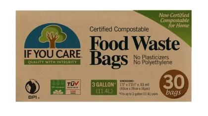 If You Care 3 Gallon 100% Compostable Food Trash Bags