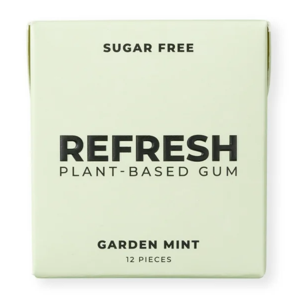 Refresh Gum - Plant Based - Sugar Free - Mint, Raspberry, Cinnamon Burst