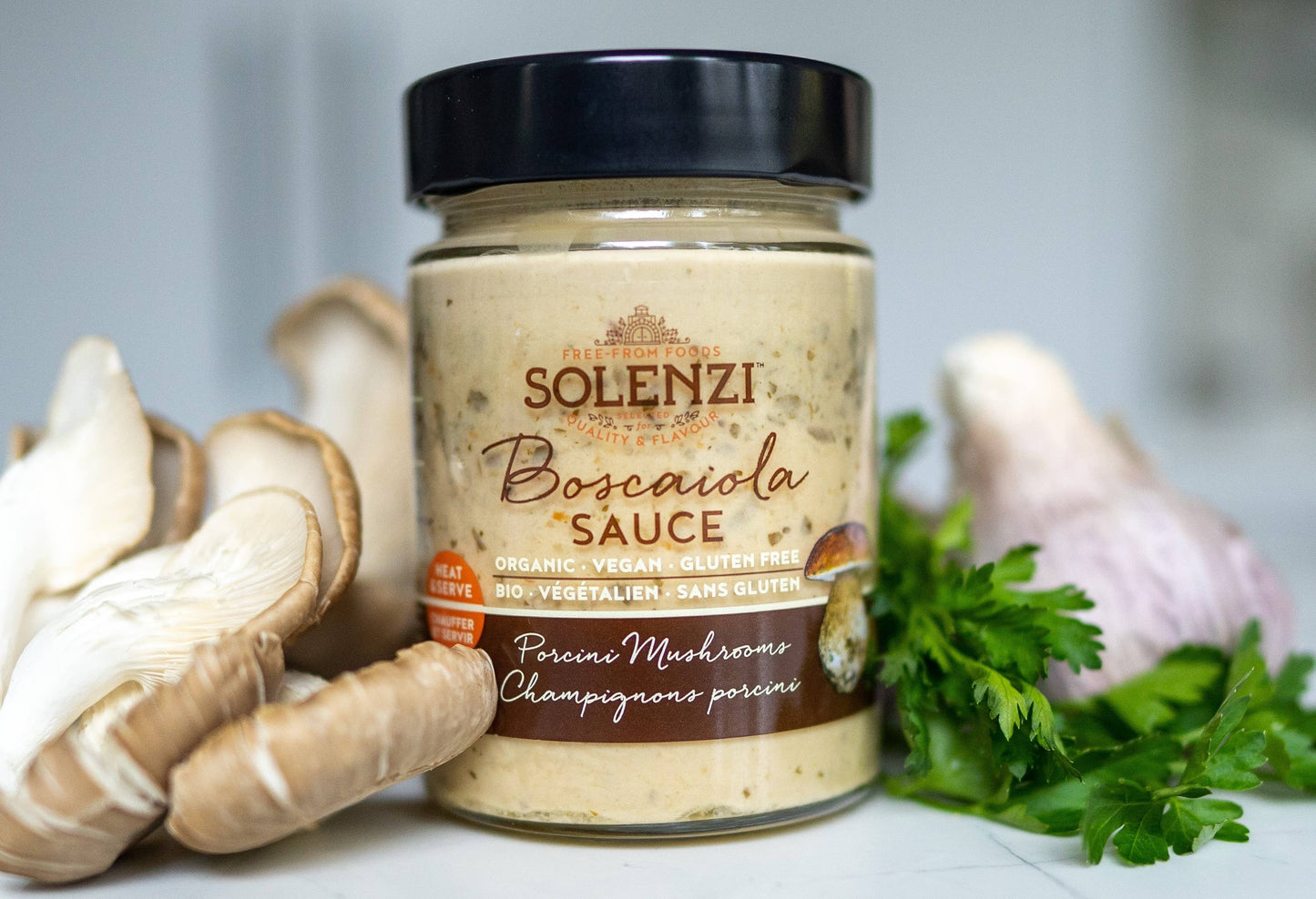 Solenzi Organic Vegan Pasta Sauces - Sugar-Free Gourmet Selection