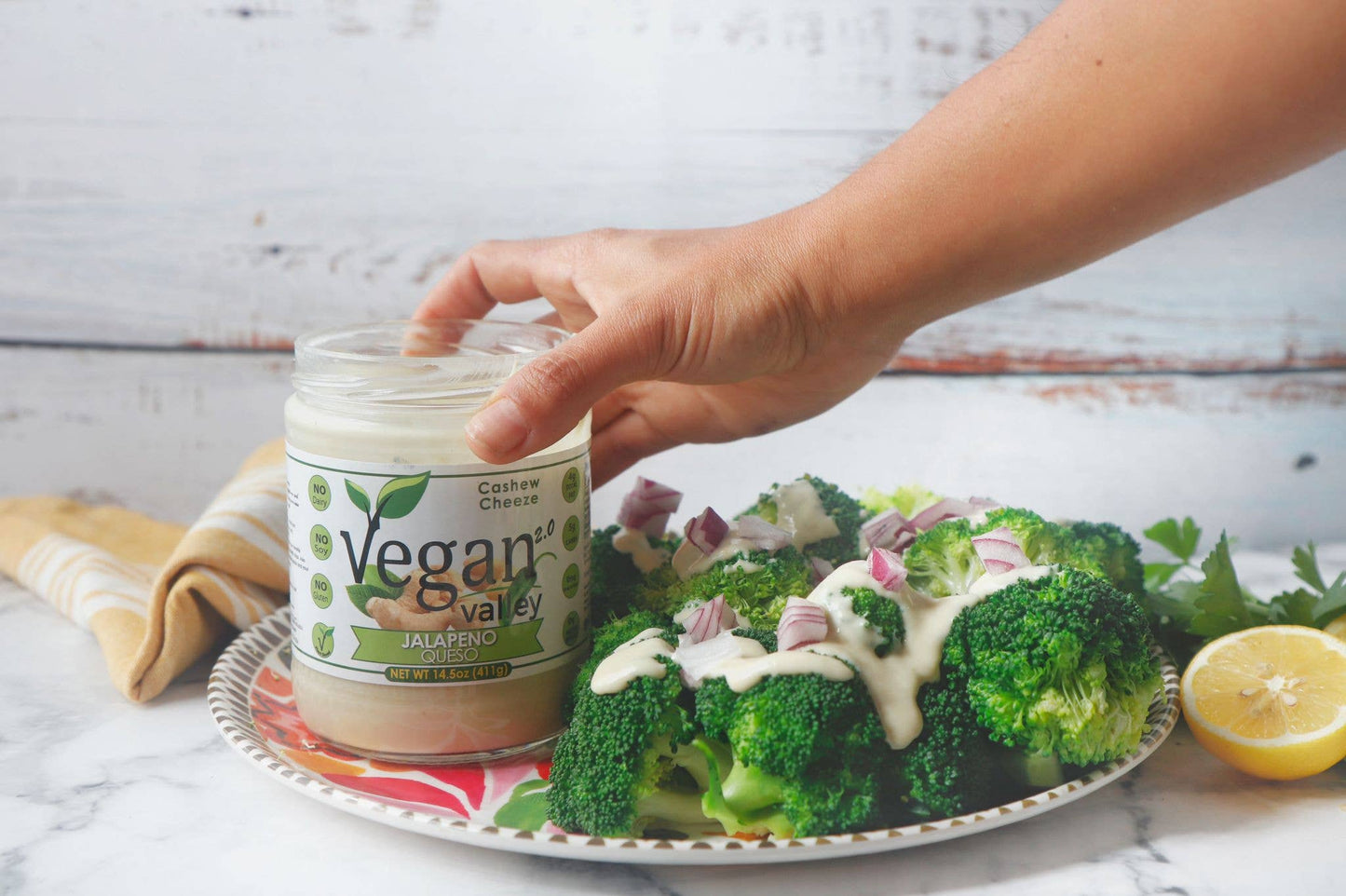 Vegan Valley Gourmet Plant-Based Cheese & Ranch Dips