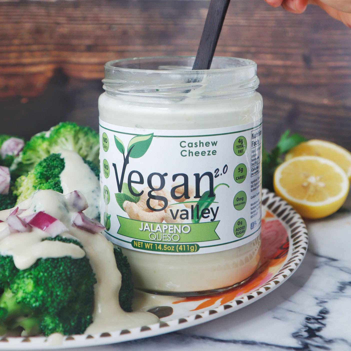 Vegan Valley Gourmet Plant-Based Cheese & Ranch Dips