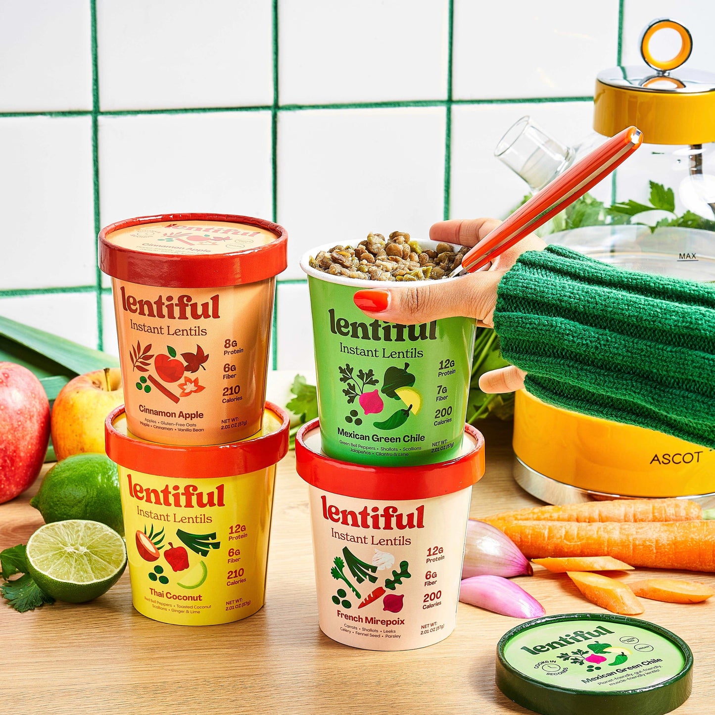 Mexican Green Chile Instant Lentils