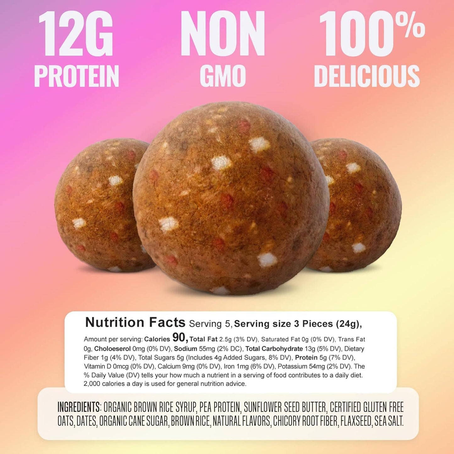 The GFB Birthday Cake Cookie Bites Nut Free Snack Pack