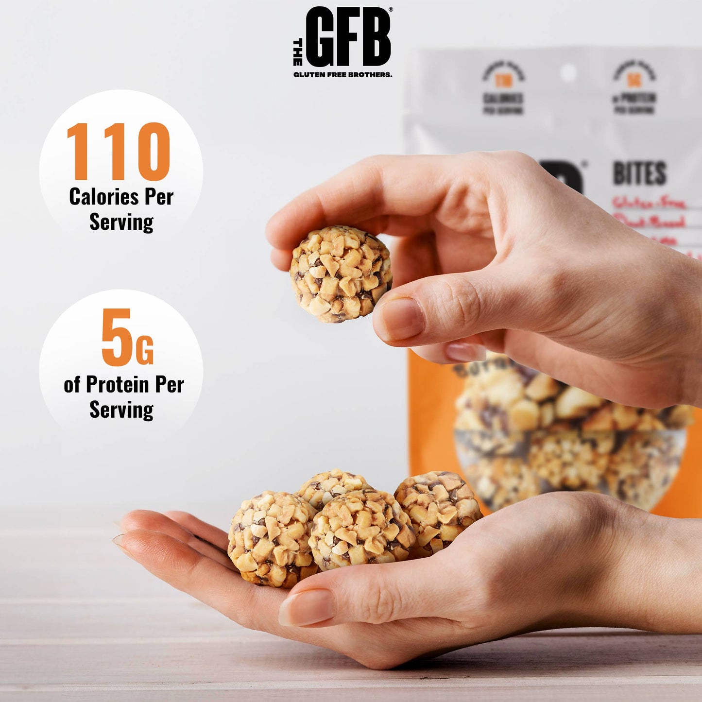 The GFB: Dark Chocolate Peanut Butter Protein Bites 4oz
