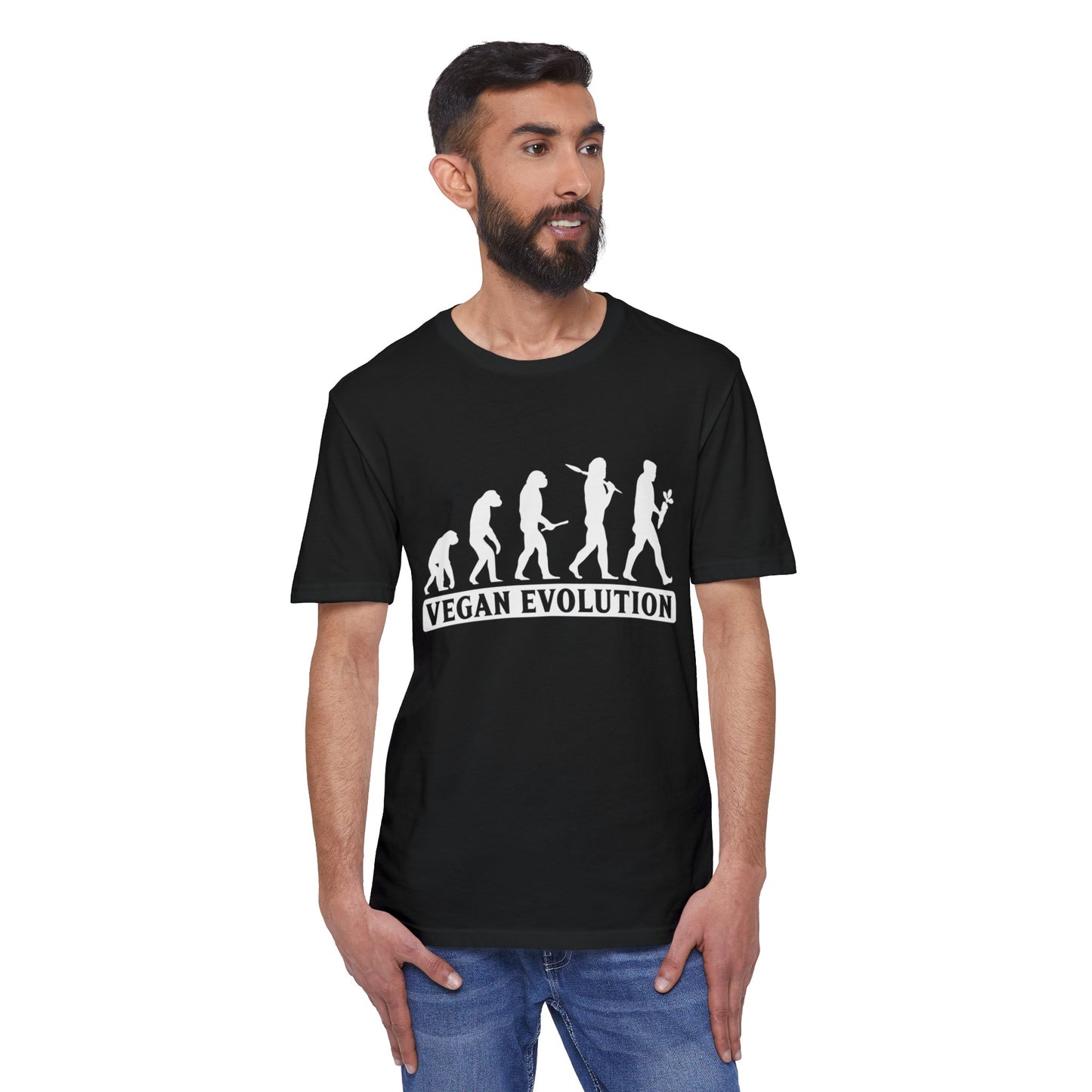 Vegan Evolution Unisex District® Re-Tee® Recycled Cotton & Post-consumer Recycled Polyester