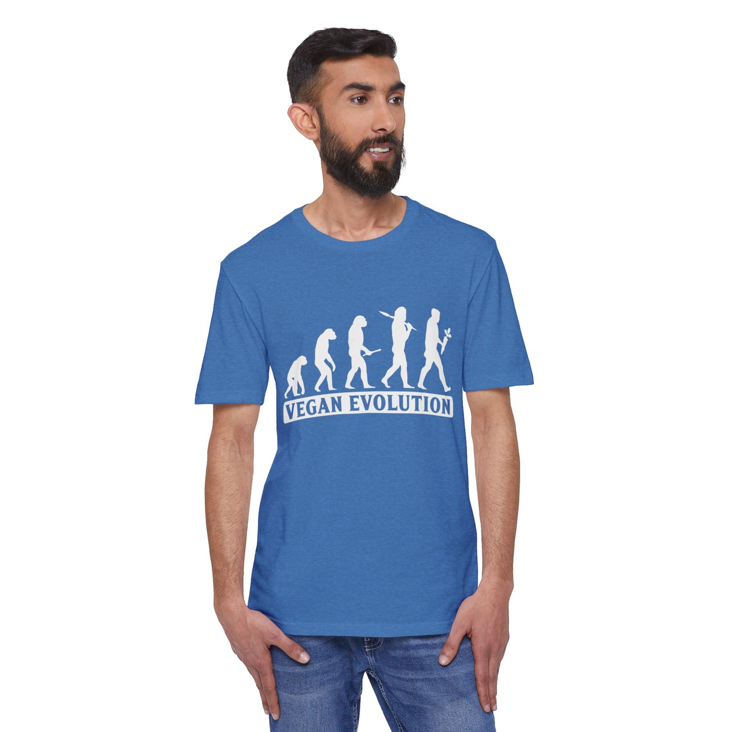 Vegan Evolution Unisex District® Re-Tee® Recycled Cotton & Post-consumer Recycled Polyester