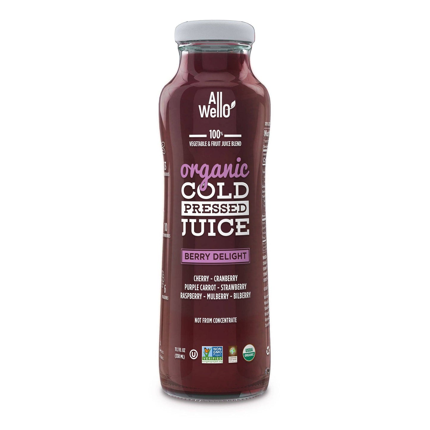 Organic Cold-Pressed Berry Delight Juice