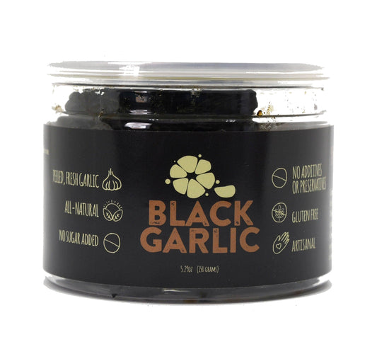 Fermented Black Garlic Cloves - Peeled 5.29oz