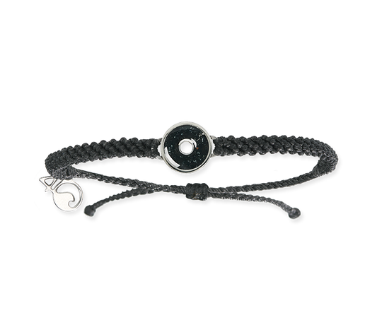 Eco-Friendly Black Macrame Bracelet by 4ocean - Osborne Reef Collection