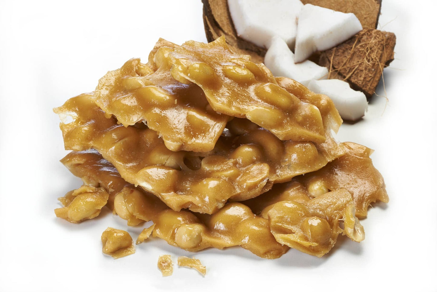 AvenueSweets Dairy Free Vegan Peanut Brittle 7oz. Box