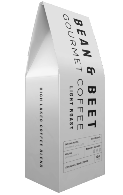 Bean & Beet Gourmet Coffee High Lakes Coffee Blend (Light Roast)