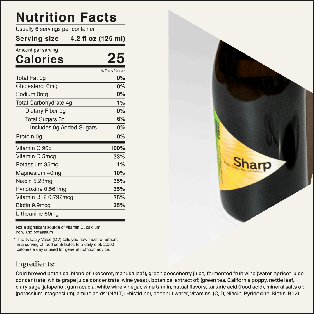 Sharp Refresh - Non-Alcoholic White Wine Alternative