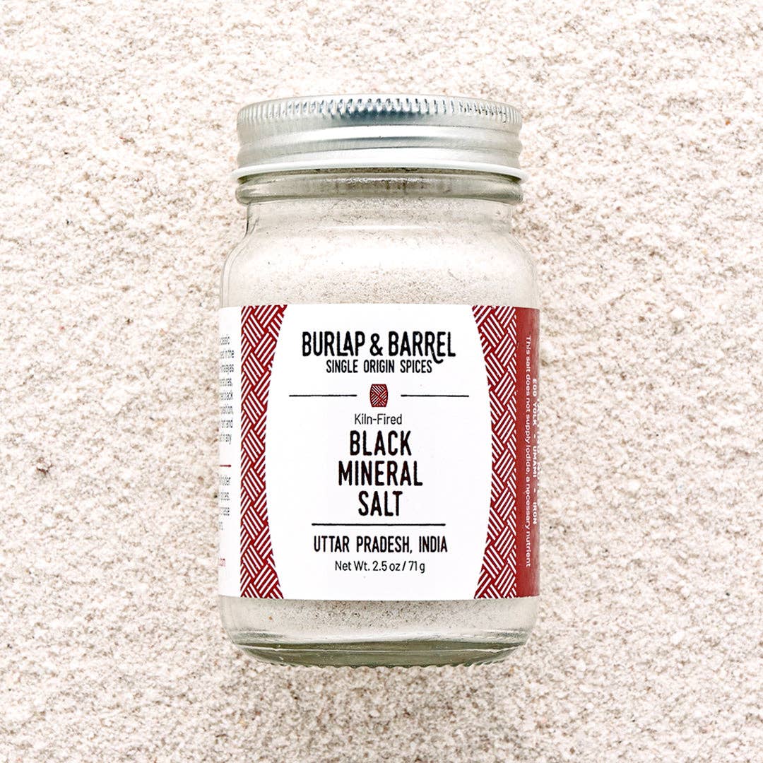 Burlap & Barrel Black Mineral Salt (Kala namak) - Single Origin Spice