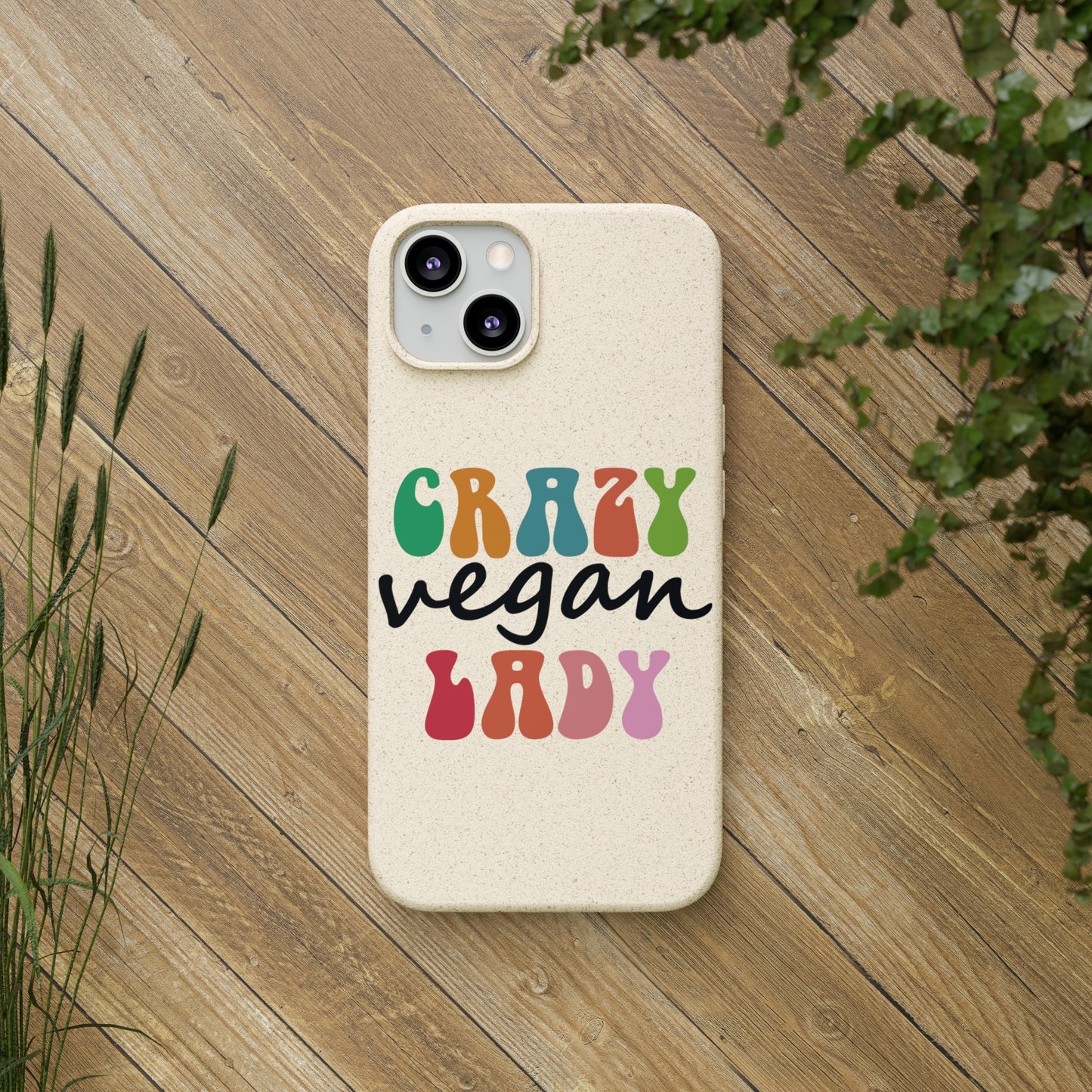 Eco-Friendly Vegan Chic Biodegradable Phone Case - Earthy Tone