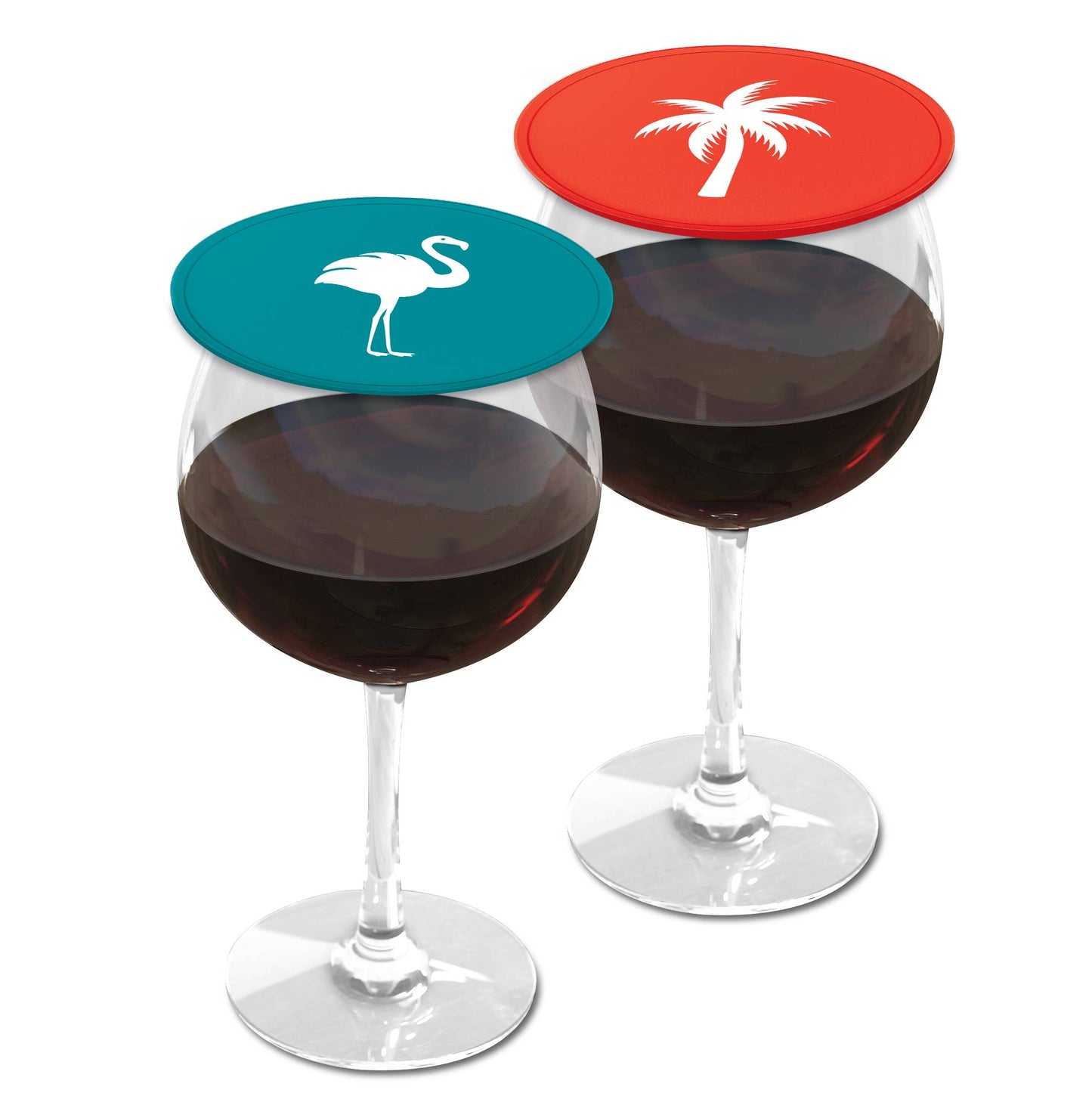 Nautical-Themed Drink Covers with Tap & Seal Technology - Set of 2