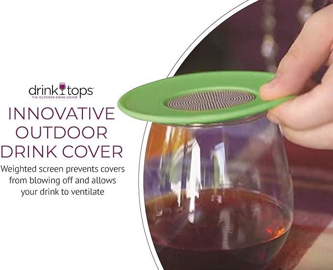 Innovative Ventilated Wine Glass Covers