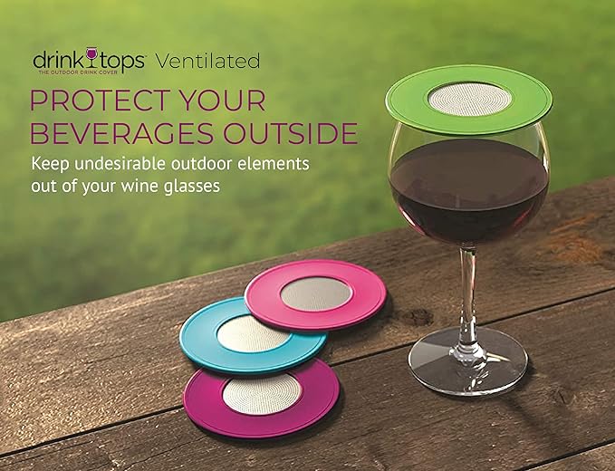 Innovative Ventilated Wine Glass Covers