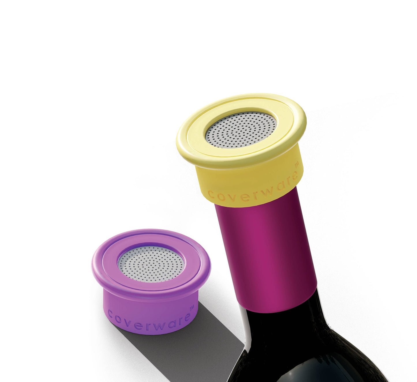 Drink Tops™ AIRFLOW Wine Bottle Covers - Set of 2