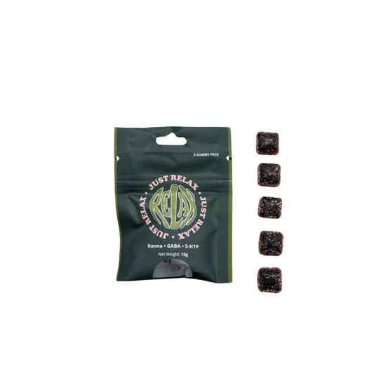 Calm & Soothe GABA, SAM-e, 5-HTP Kanna Gummies - 5 Count Stress Relief Pack