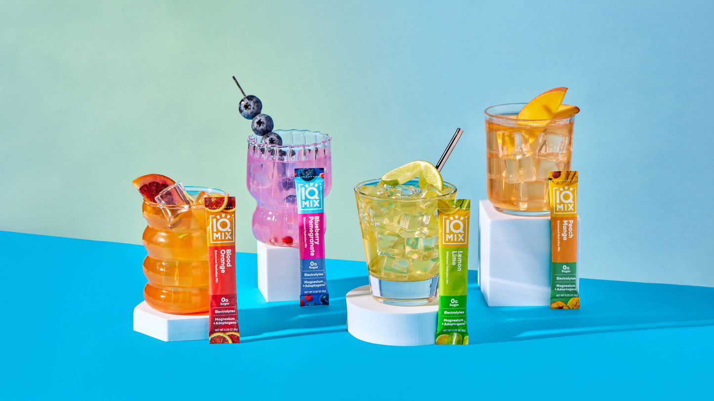 IQMIX Hydration Variety Pack | 8 Flavor Stick Mix