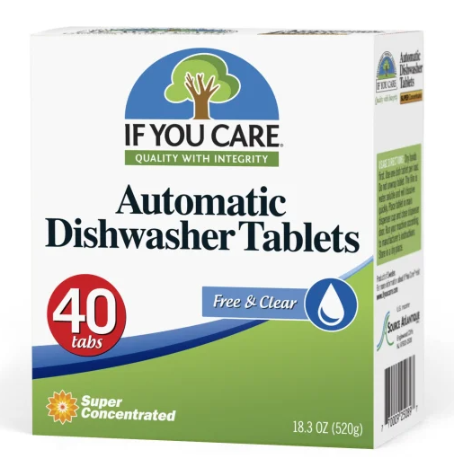 If You Care  Automatic Dishwasher Tablets - 40 Tablets