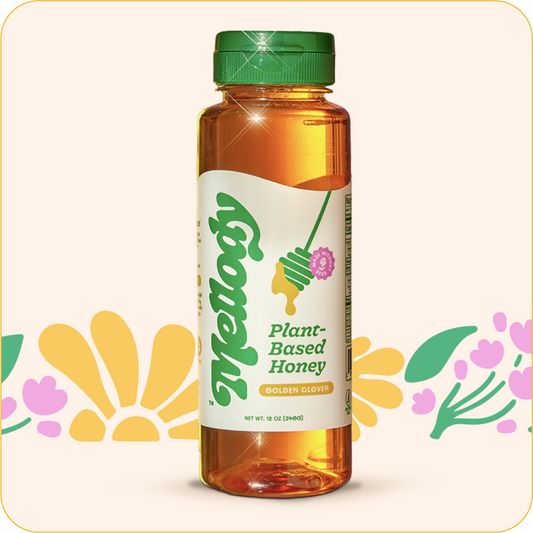 Mellody Clover Bliss Vegan Honey - 1:1 Sticky and Sweet Bee-Free Delight