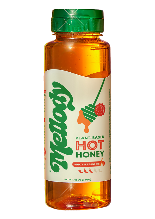 Mellody Fiery Habanero Vegan Honey - 1:1 Bee-Free Sweet and Spicy Delight