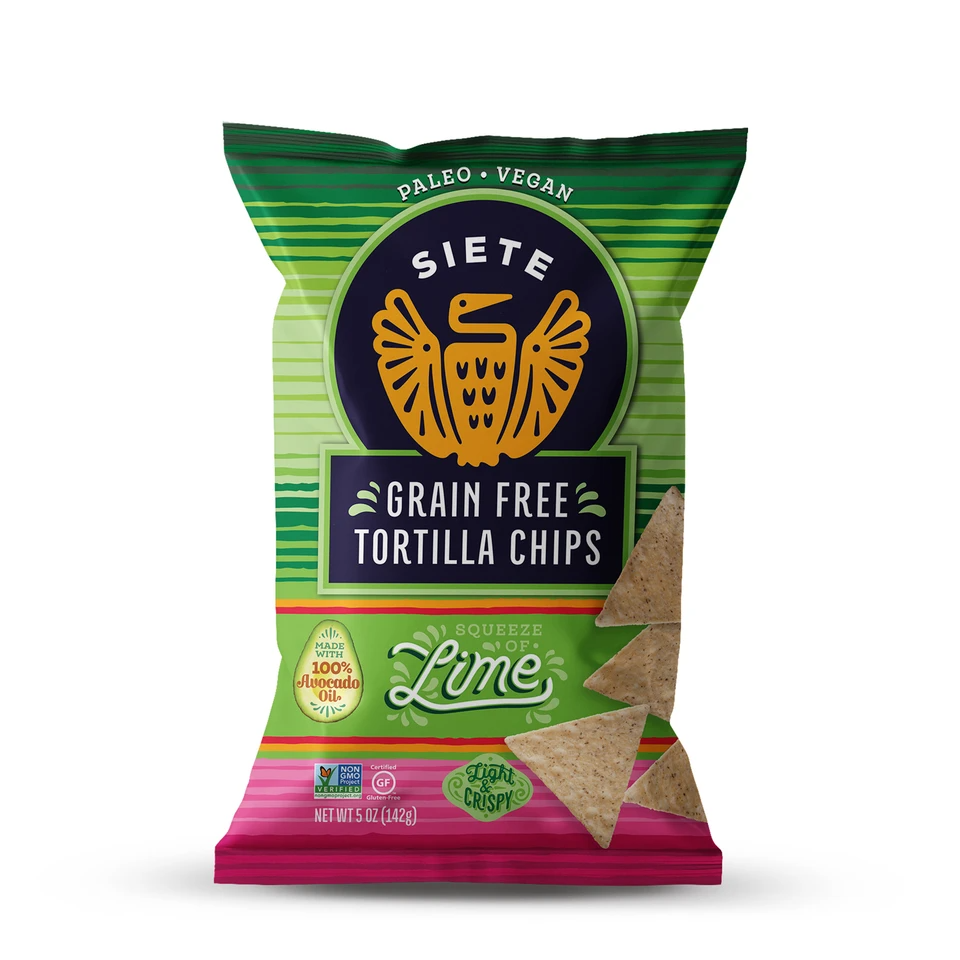 SALE - Siete 5oz Lime Grain Free Tortilla Chips