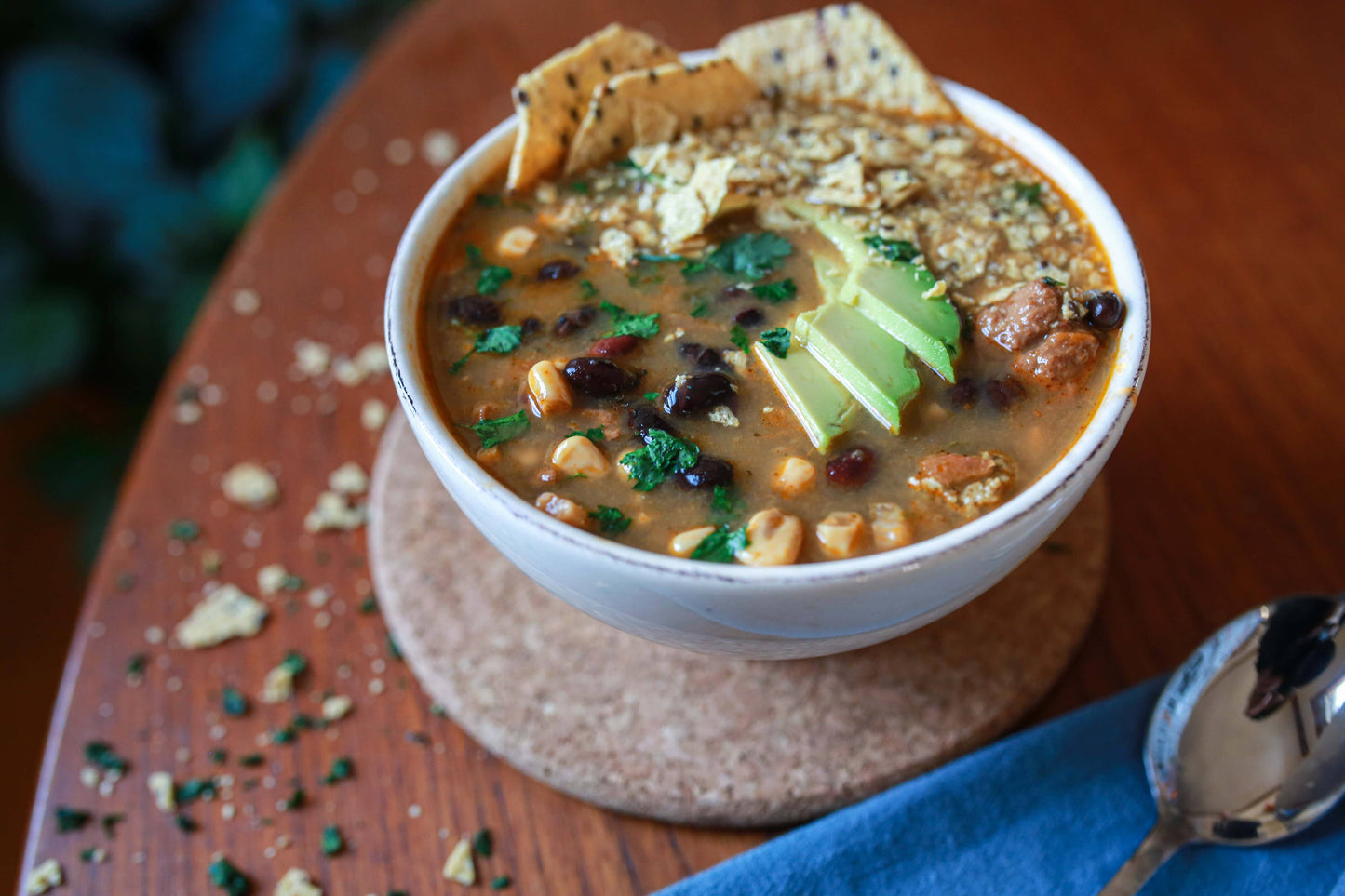 Chick Pea Tortilla Delight Soup