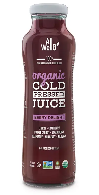 Berry Bliss Organic Cold-Pressed Juice Delight