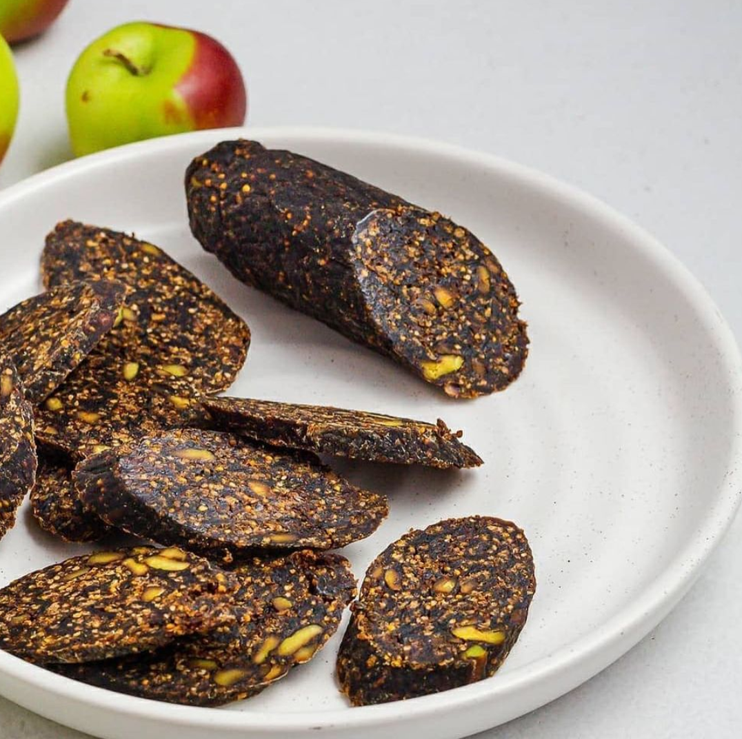 Vegan Fig Salami - Pistachio & Pepper