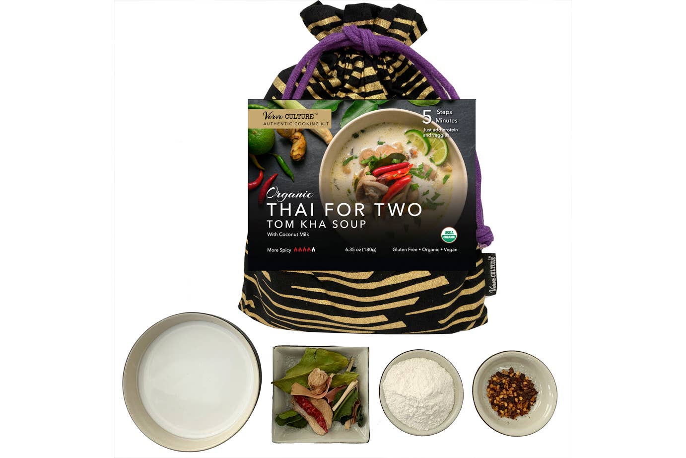 SALE - Thai for Two Cooking Kit - Organic Tom Kha Soup