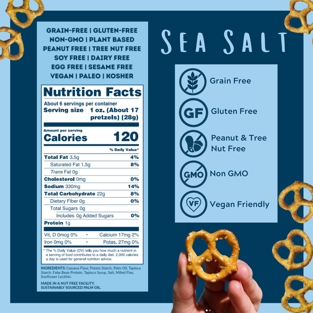 Grain Free Sea Salt Pretzel Crunch by Suzie - 6.5oz