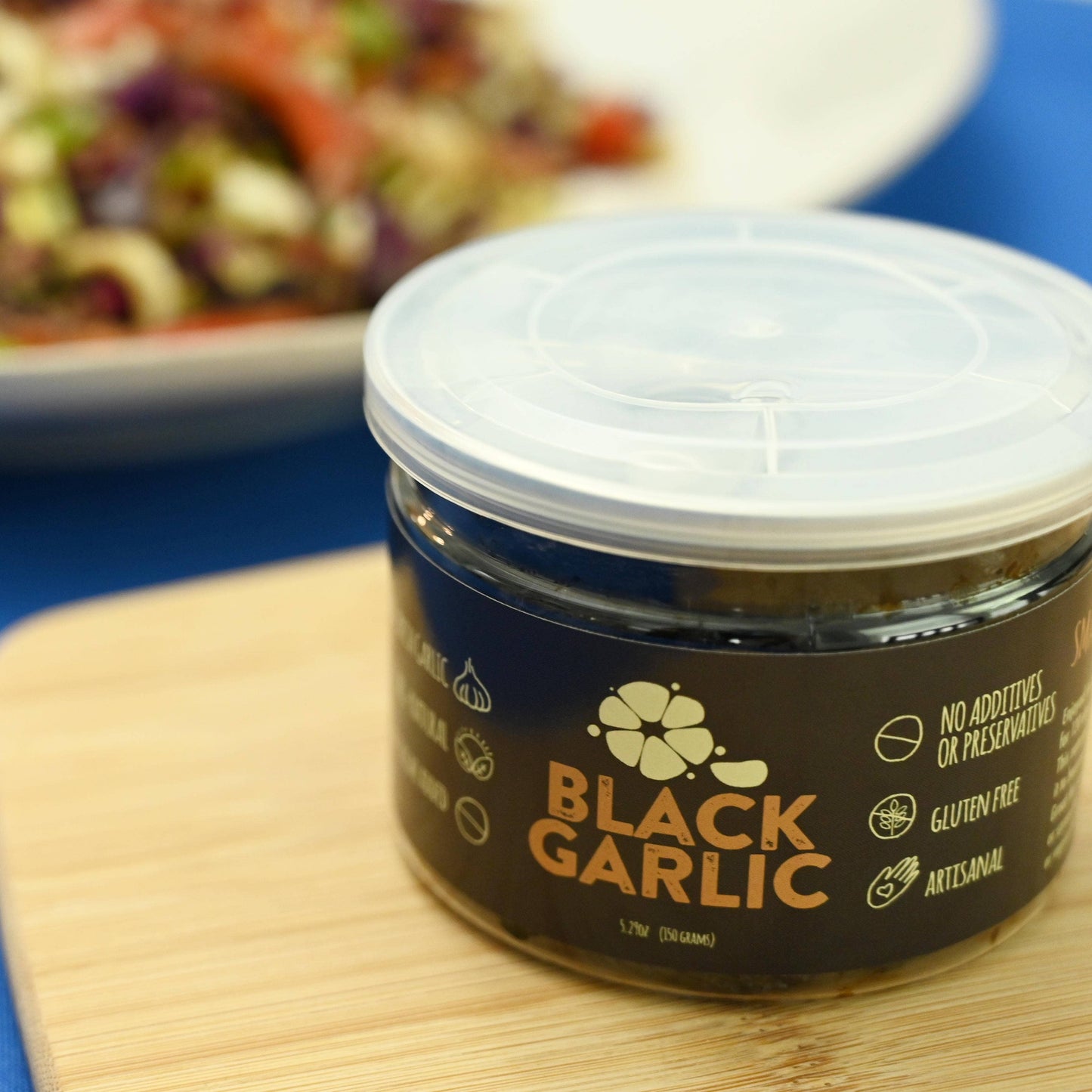 Fermented Black Garlic Cloves - Peeled 5.29oz