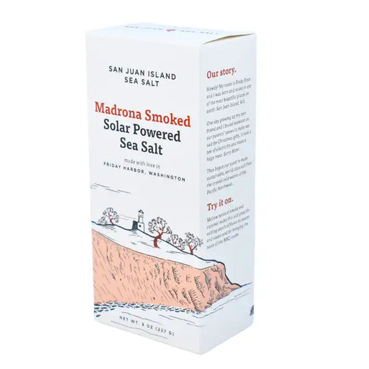 Madrona Smoked Sea Salt 8oz Box