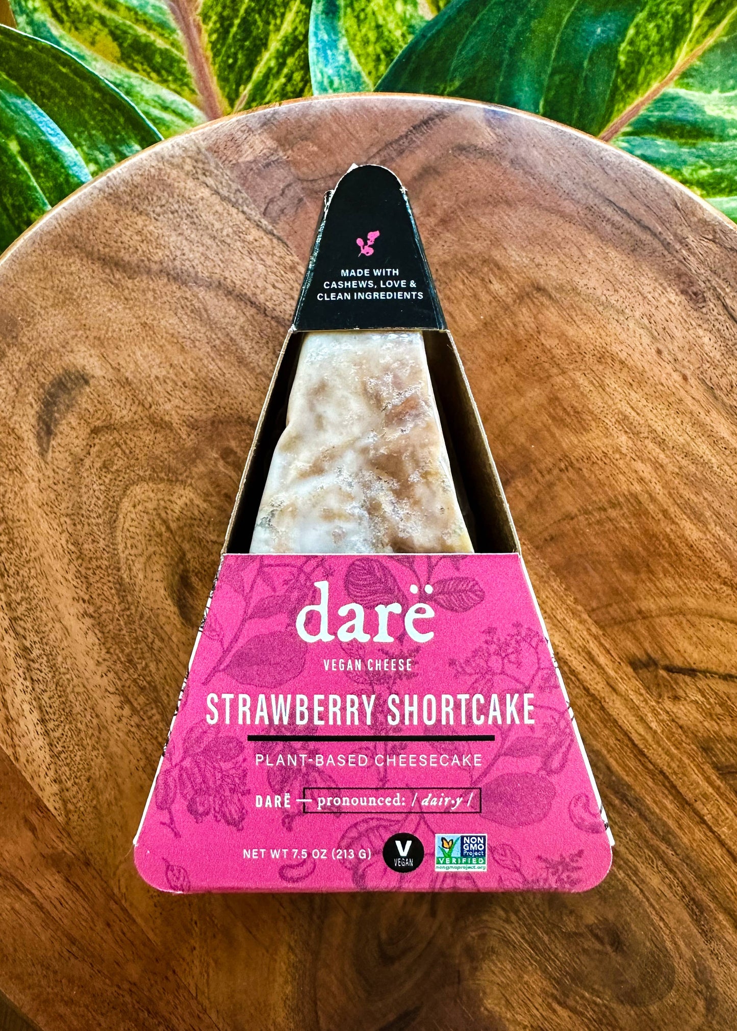 Strawberry Shortcake Plant-Based Cheesecake Slices