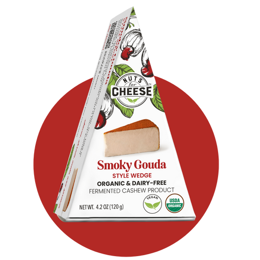 Nuts For Cheese Smoky Gouda Style Plant Based Cheese